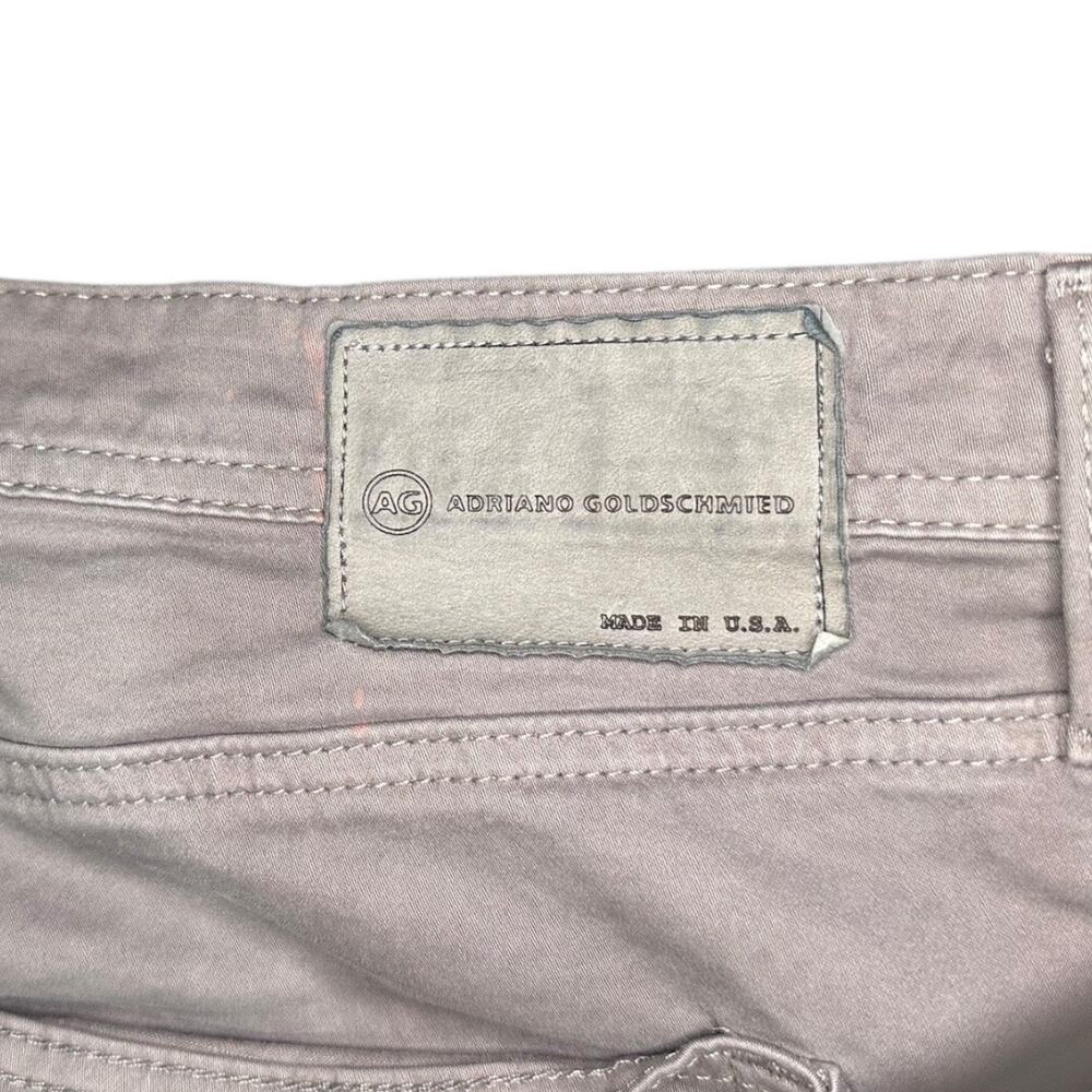 Adriano Goldschmied Mens The Protege AG Jeans Sz 40x34 Stone Gray straight leg - Picture 8 of 12